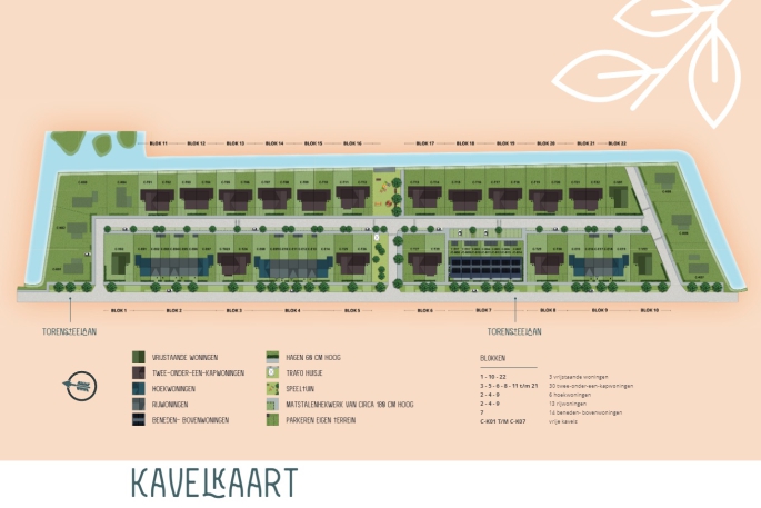 Torensteepolder Vrije Kavels De Dreef, Vrijstaand, bouwnummer: 1, Numansdorp