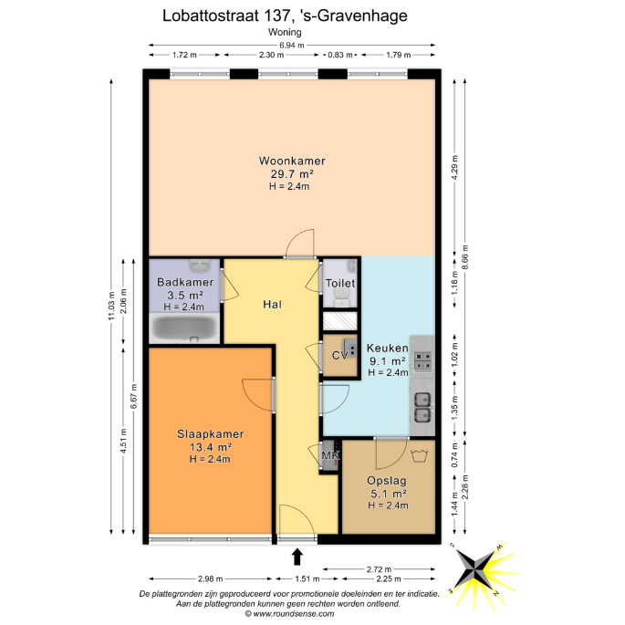 Lobattostraat 137, 2521 BM, 's-Gravenhage