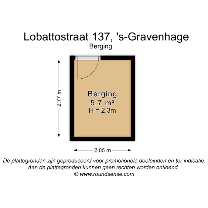 Lobattostraat 137, 2521 BM, 's-Gravenhage