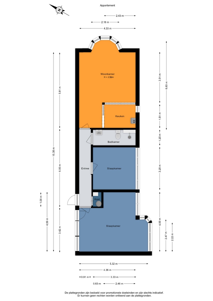 Reinwardtstraat 55 F, 1093 GZ, Amsterdam