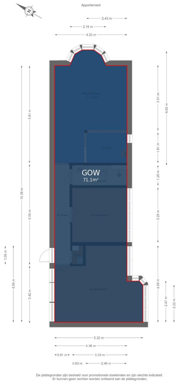 Reinwardtstraat 55 F, 1093 GZ, Amsterdam