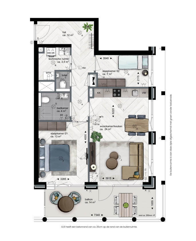 Blossem Gobi - bouw gestart!, Blossem Gobi - Type G-F, Breda