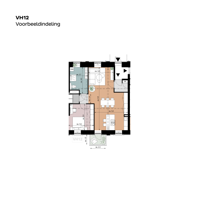 Vlinderheide, VH, bouwnummer: 12, Kerkrade