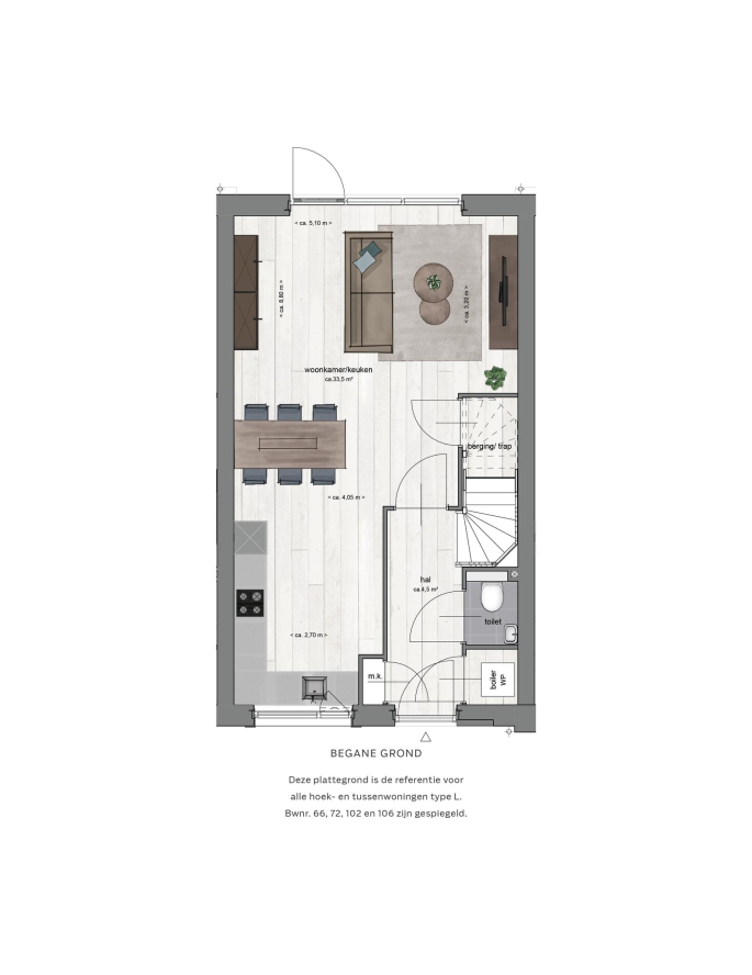Van Bergenpark fase 3 | UITVERKOCHT, Hoekwoning L, bouwnummer: 63, Etten-leur