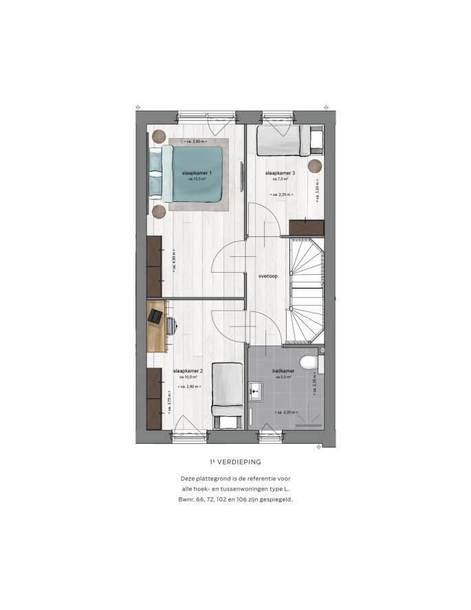 Van Bergenpark fase 3 | UITVERKOCHT, Hoekwoning L, bouwnummer: 63, Etten-leur