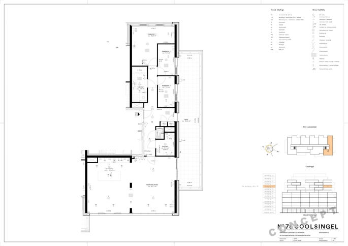 N° 75 Coolsingel, Metropolitan, bouwnummer: 92, Rotterdam