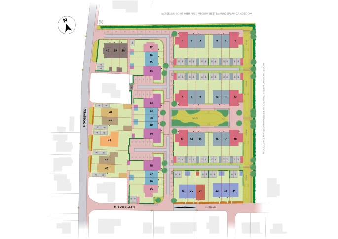 GROOTS, 3-onder-1 kap woning aan de Nieuwelaan, bouwnummer: 24, Heiloo