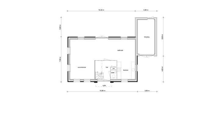 Molenweg 5 vrijstaande woningen, Type 4, bouwnummer: 4, Oudenhoorn