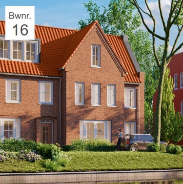 Vliethaven fase 1, Twee onder een kap villa, bouwnummer: 16, Leidschendam