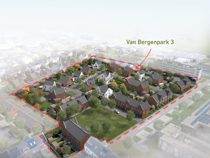 Van Bergenpark fase 3 | UITVERKOCHT, Tweekapper XL, bouwnummer: 73, Etten-leur