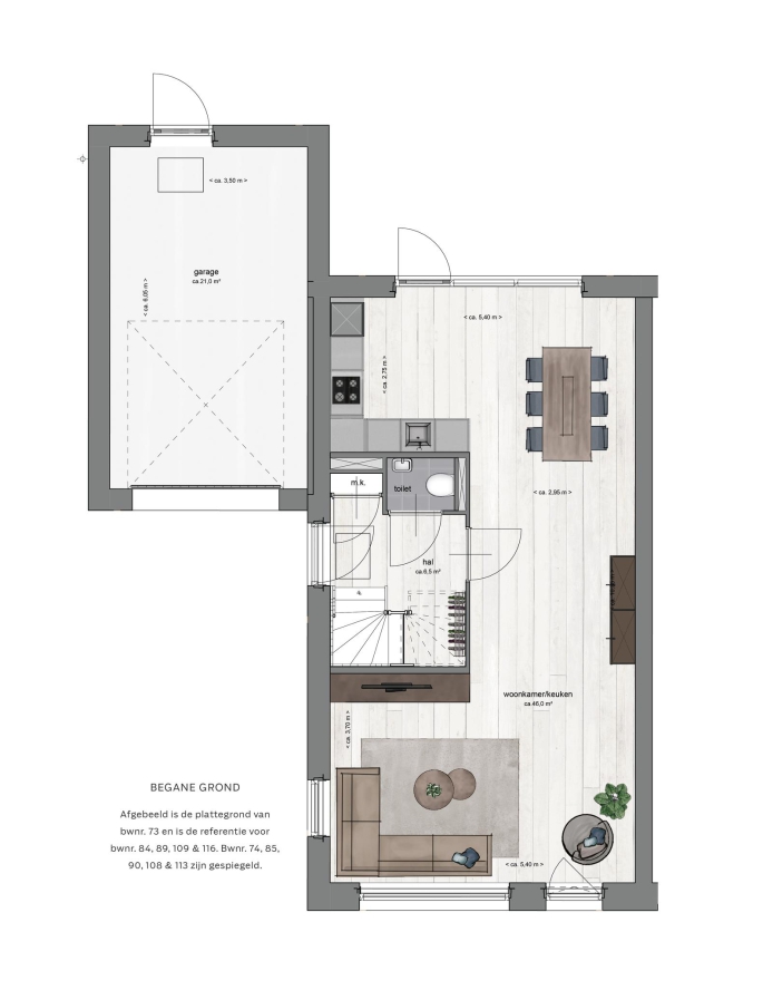 Van Bergenpark fase 3 | UITVERKOCHT, Tweekapper XL, bouwnummer: 73, Etten-leur