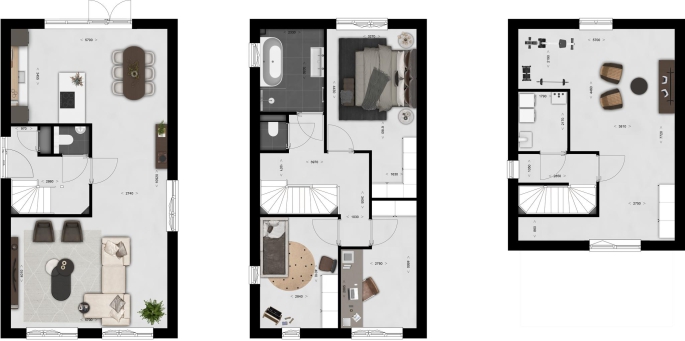 Eikenstein, Vrijstaande woningen, Zeist