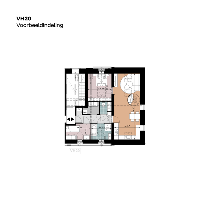 Vlinderheide, VH, bouwnummer: 20, Kerkrade