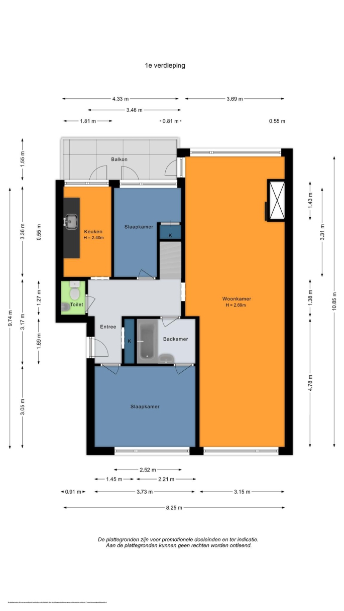 Valkenstein 88 1, 1082 BR, Amsterdam